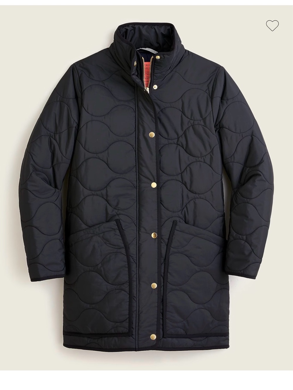 J. Crew Quilted Cocoon Puffer with Primaloft